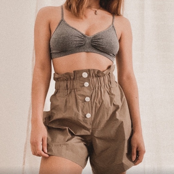 rag & bone Pants - Rag & Bone Glenn paperbag waist shorts Size 8